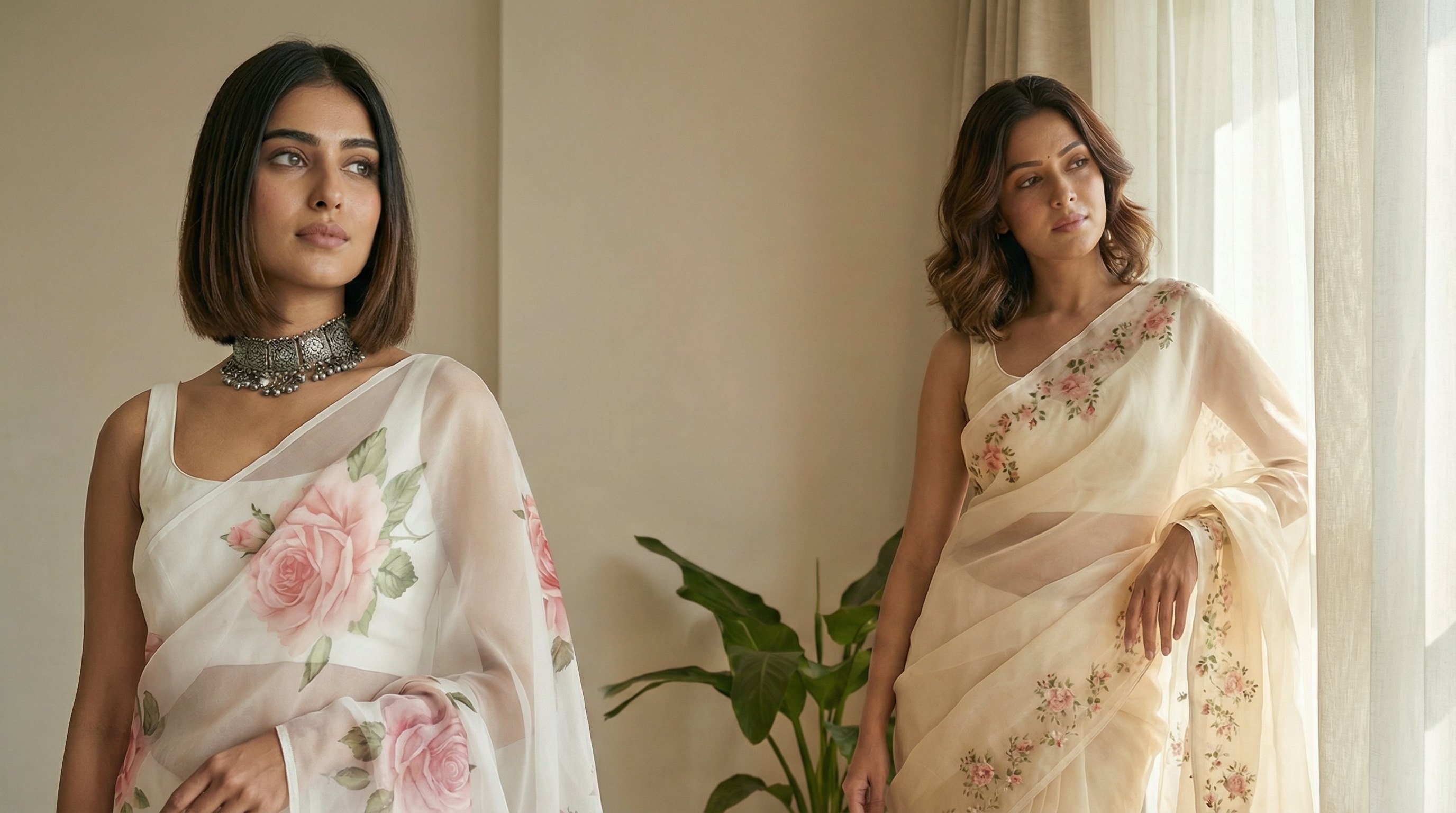 Zeniya Fashions Women's Organza Collection